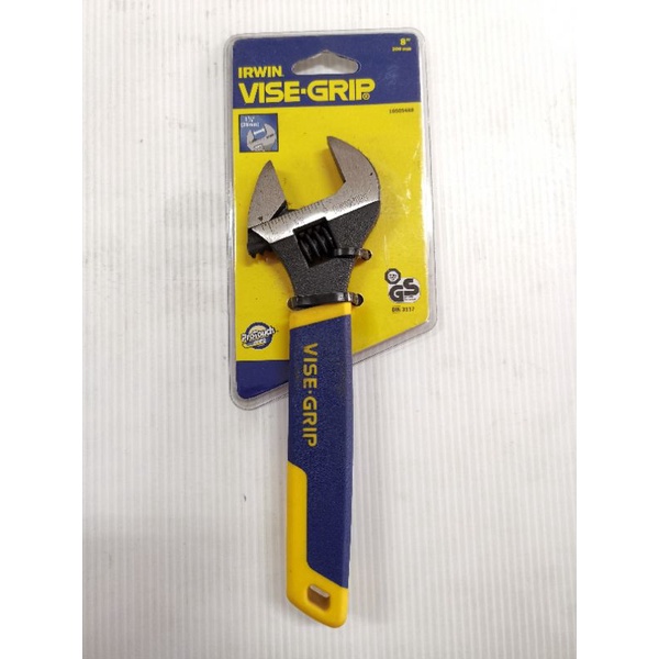 IRWIN​ 10505488 ประแจเลื่อน​ 8" VISE​ GRIP​ รุ่นPROTOUCH มีสเกล