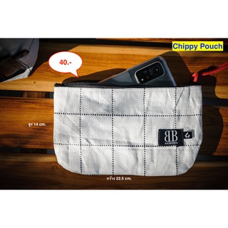 กระเป๋าสตางค์ ลายตารางขาว-ดำ Chippy Pouch by BAGBERRER