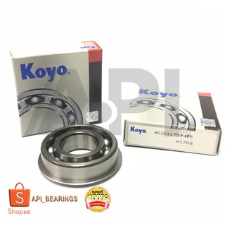 KOYO 6205NR ตลับลูกปืนเม็ดกลมร่องลึกพร้อมร่องแหวน มาพร้อมแหวนล็อค 25x52x15 Made in Japan