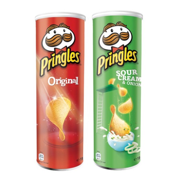 Pringles มันฝรั่งกระป๋อง พริงเกิลส์ มันฝรั่งทอดกรอบ