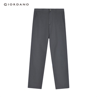 GIORDANO กางเกงขายาวผู้ชาย Mens Stretchy Low Rise Pants 01112007