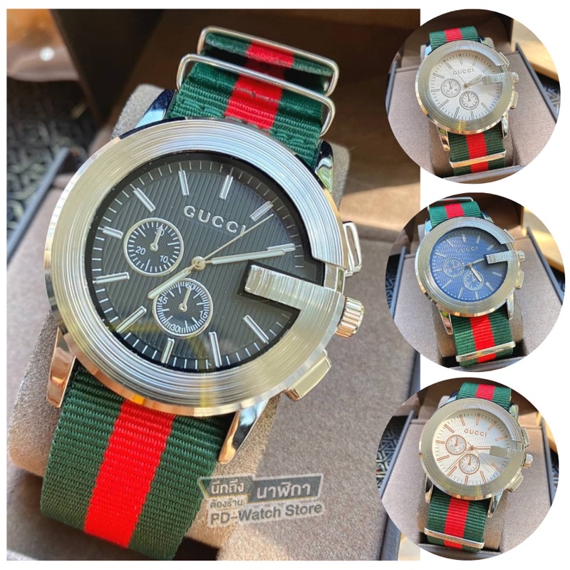 นาฬิกาสายผ้า GUCl WATCH กุชี่สายผ้าปัดจี - pd.watchstore - ThaiPick