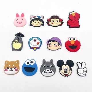 ตัวติดรองเท้า Pvc ตัวการ์ตูน สำหรับตกแต่ง Diy รองเท้าหัวโต ติดง่าย น่ารัก