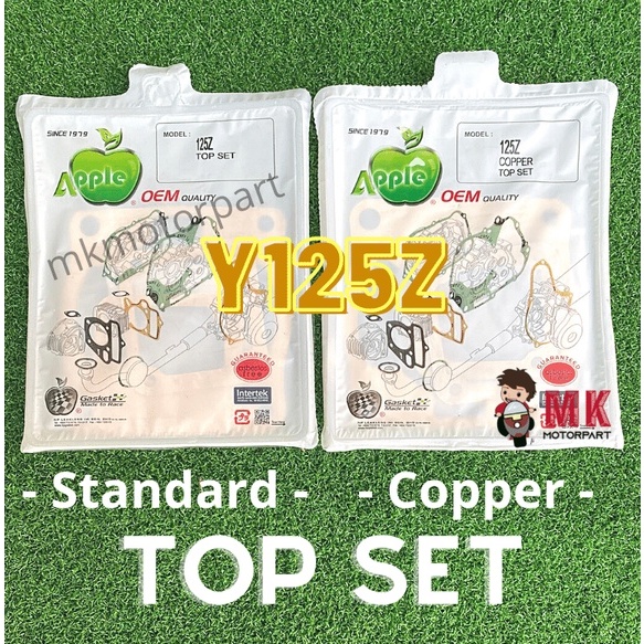TOP SET Yamaha Y125z / Y125zR ปะเก็น Apple Copper Y125 [ 1 ชุด ]