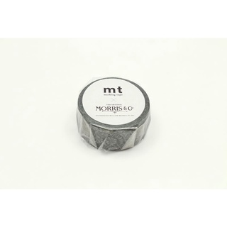 mt masking tape Pure Honeysuckle &amp; Tulip Black Ink (MTWILL18) / เทปตกแต่งวาชิ ลาย Pure Honeysuckle &amp; Tulip แบรนด์ mt