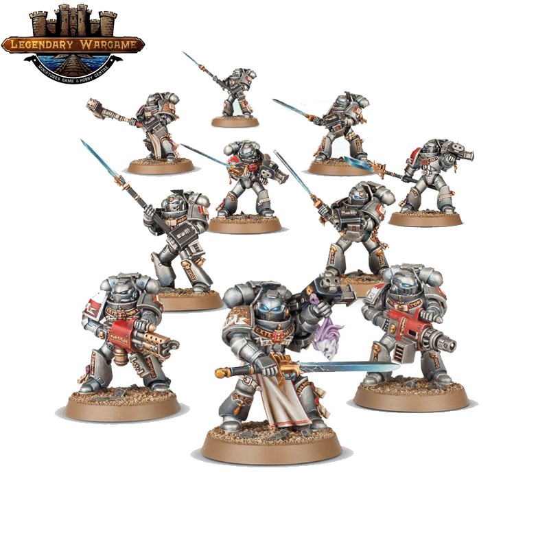 Aพร อมส ง Warhammer 40k Grey Knights Strike Squad โมเดลเกมสนามจำลอง Shopee Thailand