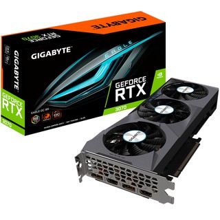 VGA (การ์ดแสดงผล) GIGABYTE GeForce RTX 3070 EAGLE OC 8G (GV-N3070EAGLE OC-8GD) ประกัน 3 ปี