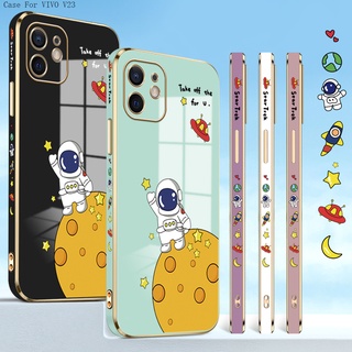 VIVO V23 V25 V25E V23E V21 V21E V20 Z1 Pro SE 2021 5G เคสวีโว่ สำหรับ Case Cute Airman UFO TPU เคส เคสโทรศัพท์ เคสมือถือ