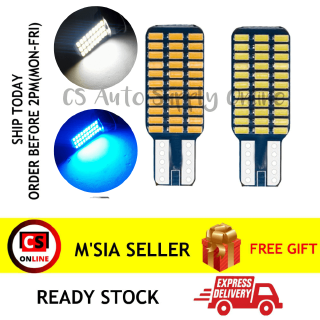 Cs หลอดไฟ LED T10 4090 33SMD สีขาว สีฟ้า 1 ชิ้น