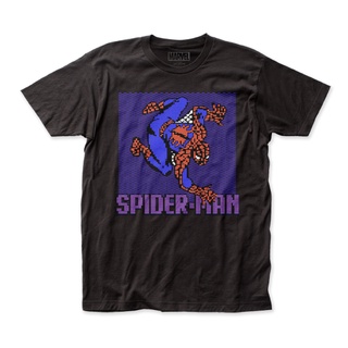 พร้อมส่ง ใหม่ เสื้อยืดลําลอง แขนสั้น พิมพ์ลาย Spiderman 8Bit Crawler Sman26 หลากสี สําหรับผู้ชายS-5XL