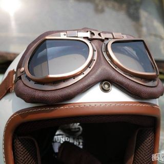 แว่นตากันลม ​Hobbit​​ Goggle เลนส์​ชา/ใส/ปรอท