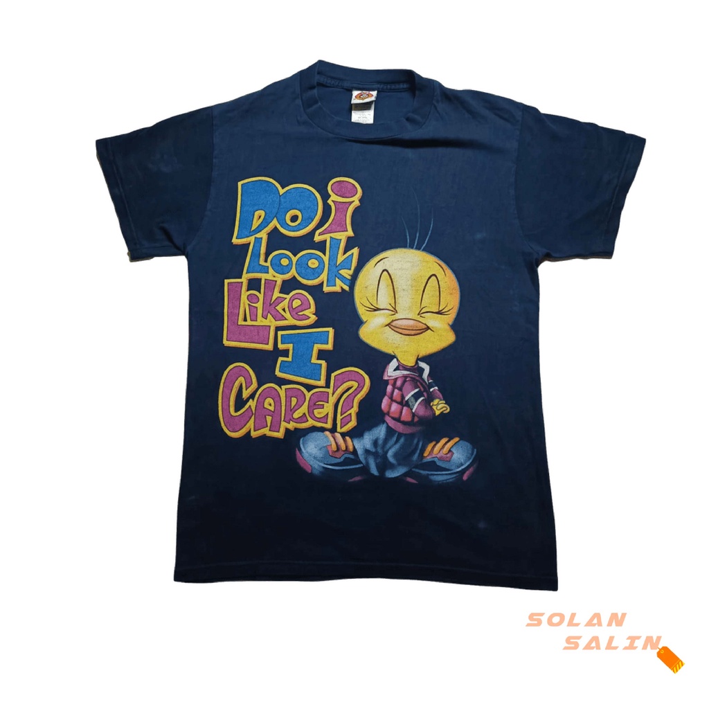 Looney Tunes Twety - เสื้อยืดวินเทจดั้งเดิม - Preloved