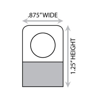 Kenco : KNCHT1705* ที่แขวนพลาสติก Hook Style Adhesive Hang Tabs 1000pk.