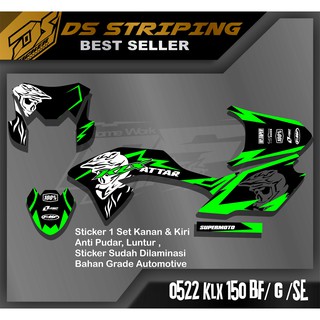 สติกเกอร์ 0522 Semi Full KLX 150 Bf SE G Striping สําหรับติดตกแต่ง