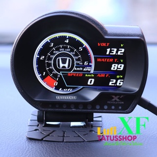 Lufi xf obd2 ของแท้.Revolution วัดความร้อนหม้อน้ำ วัดความเร็ว วัดรอบ วัดแบต มีเสียง