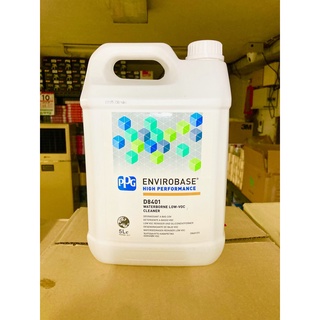 PPG Deltron Waterborne Low-Voc Cleaner นำ้ยาทำความสะอาดสูตรนำ้ ขนาด 5 ลิตร