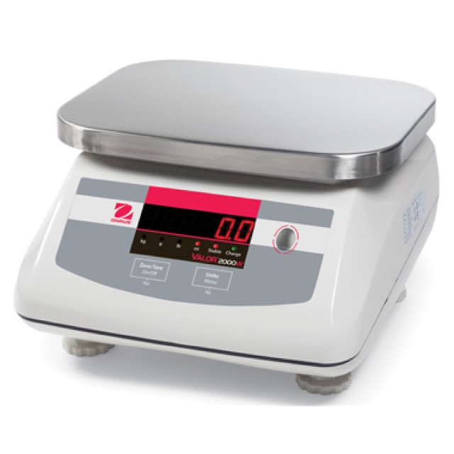 เครื่องชั่งดิจิตอล ตั้งโต๊ะ กันน้ำ ยี่ห้อ OHAUS รุ่น VALOR 2000 (V21PW)