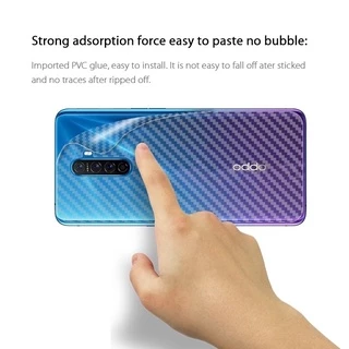 ฟิล์มหลัง Kevlar เคฟล่า For OPPO A1K A31 A15 A92 A5 A8/A9-2020 Reno Reno2/2F Reno3/3Pro Reno5 F15 K3 RealmeC1 C2/C3 X50
