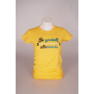 Allamanda เสื้อยืดแขนสั้น ลาย Beyourself