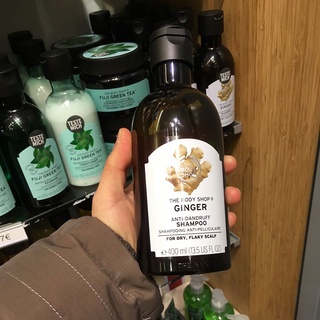 💖THE BODY SHOP GINGER ANTI-DANDRUFF SHAMPOO 400 ML (💯ของแท้100%)