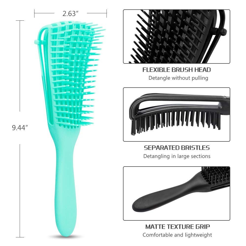 **พร้อมส่งในไทย** Detangle Hairbrush แปรงหวีผมสุขภาพมหัศจรรย์ สำหรับหวีผมตรง จัดแต่งทรงผม