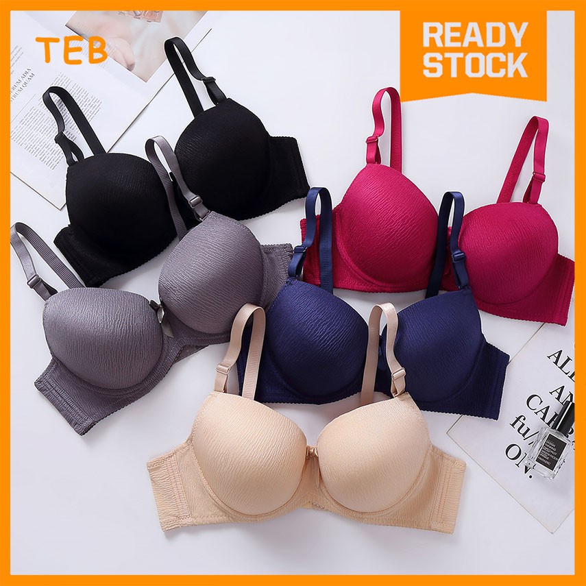 Alicia’s Secret Balcony Stonewash Underwire Bra | Bra Berdawai Balcony Corak Stonewash Cup D (34–40)