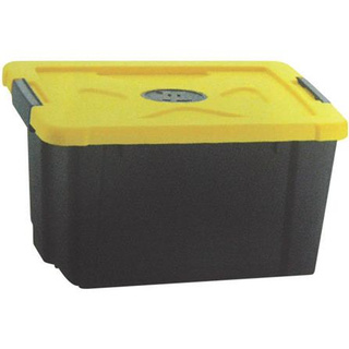 กล่องเครื่องมือ DIY HUALEI HL30108 18 นิ้ว สีดำ/เหลือง สำหรับใส่อุปกรณ์เครื่องมือช่าง ทนต่อแรงกระแทก