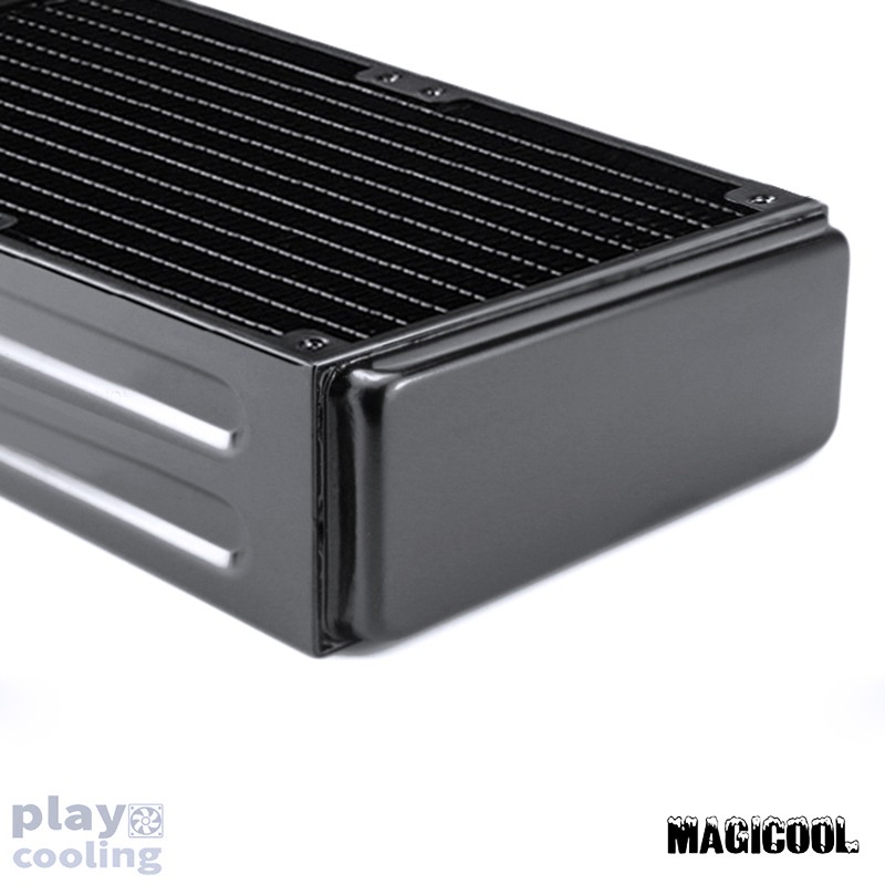 MagiCool Copper Radiator 180mm - Radiatore In Rame Per PC, Modello MC-RAD180, Raffreddamento Liquido - 2