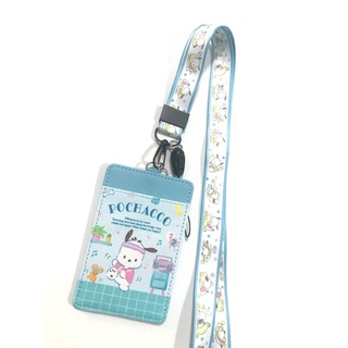 POCHACCO BIG1 สายคล้องคอ สายคล้องบัตร ที่ใส่บัตร ซองใส่บัตร ที่ใส่บัตร พร้อมสายคล้องคอ ลาย POCHACCO SKงานดี สวยงาม PMYL