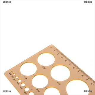Utilizing 1 x ไม้บรรทัดแม่แบบวงกลม ไม้บรรทัดกระดาษ DIY