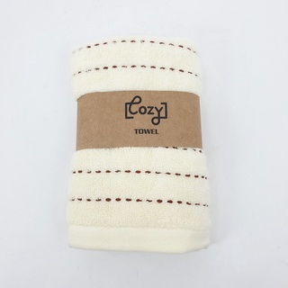 COZY ผ้าขนหนู รุ่น GTL006-WH ขนาด 34x75 ซม. สีครีม