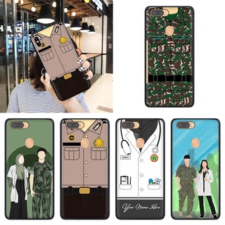 Gre21 เคสโทรศัพท์มือถือ ลายเครื่องแบบหมอ ตํารวจ สําหรับ OPPO A3S A5S A5 A7 2018 A77 A1K A83 A12 F3 A59 F1S A39 A57 A37 Neo 9