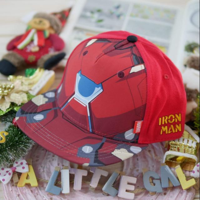 หมวก แก๊ป Iron Man สีแดง ผ้าดีมาก