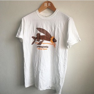 เสื้อยืดแขนสั้นผ้าฝ้ายลาย Patagonia / Bata Flying Fish สําหรับผู้ชาย