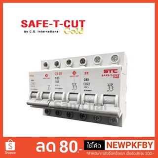 เมนเบรกเกอร์ Safe T Cut 2P 45A,50A,63A