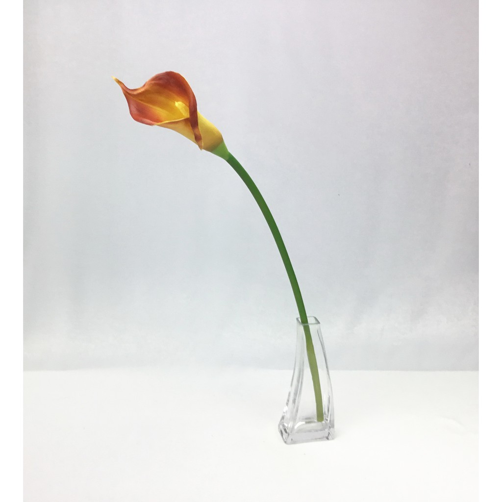 ดอกคาล่าลิลลี่ Artificial Calla lily สีส้ม ดอกไม้ประดิษฐ์เกรดพรีเมี่ยม งานพียู สวยเหมือนจริง ราคา ถูกที่สุด ดีลบีเคเค แกลเลอรีภาพที่ 4