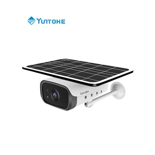 YUNTOHE กล้องวงจรปิดโซล่าเซล wifi 4G solar ip camera Full HD 4MP รุ่น wifi/4G กล้องวงจรปิดโซล่าเซลล์ 4 ล้านพิกเซล