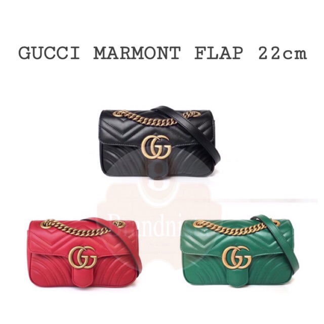gucci marmont flap 22cm