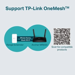 TP-Link Archer MR600 เราเตอร์ใส่ซิม 4G+ Cat6 AC1200 Wireless Dual Band Gigabit Router แค่เสียบซิมการ์ดก็เล่นได้เลย
