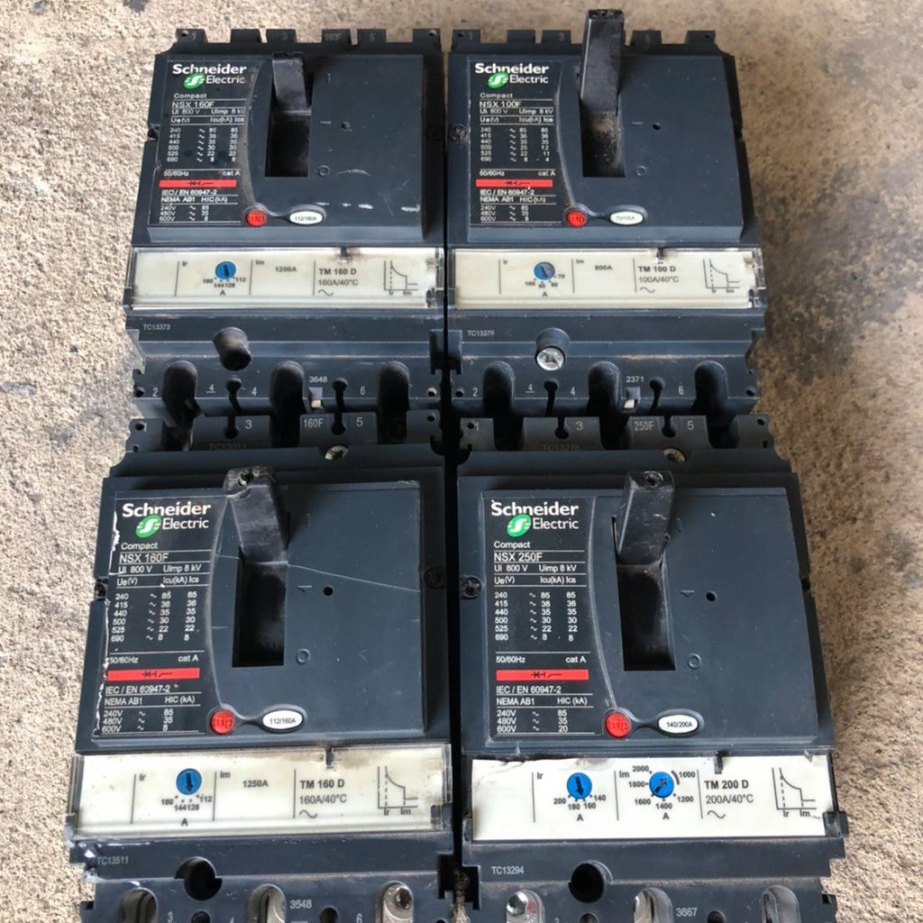 ขาย เมน เบรกเกอร์ Main Breaker ชไนเดอร์ Schneider รุ่น NSX 63-80-100-160-200-250 A แอมป์ มือสอง