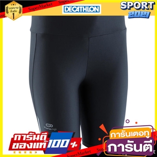 กางเกงวิ่งขาสั้นทรงรัดรูปสำหรับผู้หญิงรุ่น Run Dry (สีดำ) Womens tight-fitting running shorts Run Dry - black