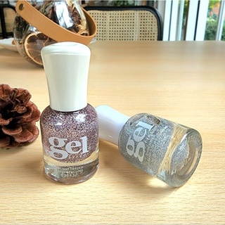 สีทาเล็บ gel Effect กลิตเตอร์ กากเพชร สีเคลือบแห้งเร็ว เป็นประกายเงาสวย พร้อมส่ง