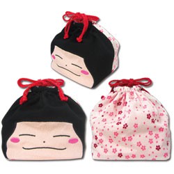 Studio Ghibli The Tale of The Princess Kaguya Menowarawa Cloth Bag  จิบลิ เจ้าหญิงกระบอกไม้ไผ่ ถุงผ้