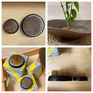 ส่งด่วนได้ Kenzan หนามเตย จัดดอกไม้ เข็มยึดสำหรับจัดดอกไม้ แบบญี่ปุ่น Ikebana แปรงทำความสะอาด เข็มจัดหนายเตย