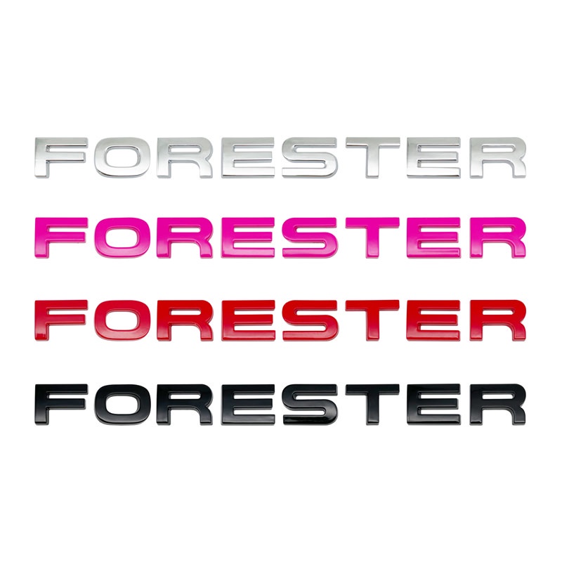 รถด้านหลังสติกเกอร์จัดแต่งทรงผมสําหรับ Subaru BRZ AWD โลโก้ Forester XV Outback Impreza Legacy STI W