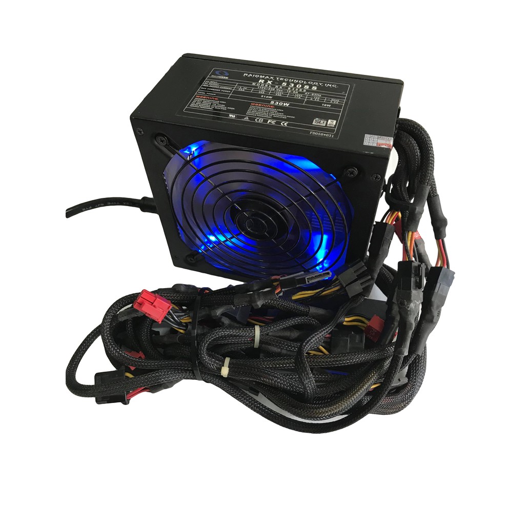 PSU/Raidmax /RX-530SS-Full-สายถอดได้/มีทั้งสายครบและสายไม่ครบ/