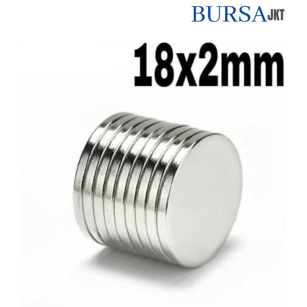 SUPER STRONG MAGNET N52 NEODYMIUM N52 ROUND STRONG NdFeB 18 x 2 MM