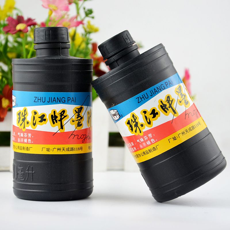 หมึก​จีน​ ใช้​สำ​หรับเขียน​อักษร​จีน​ 460ml สีดำ ปริมาตร​16 oz
