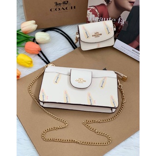 COACH POPPY CROSSBODY ((c0737//c2916//c3328//c3327//c2917)) Code:B7D200165  แบรนด์แท้ 100% งาน Outlet
