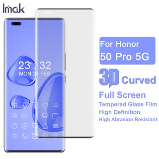 Imak ฟิล์มกระจกนิรภัยกันรอยหน้าจอ 3D ทรงโค้ง สําหรับ Honor 50 Pro 5G Honor50 5G